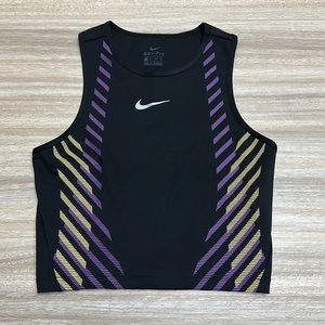 Nike high neck tank top size xs black